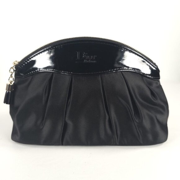 Dior Black Glossy Cosmetic Bag - Picture 9 of 12